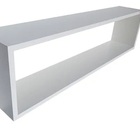 Nicho Prateleira Coleções Para Dvd E Cd Em Mdf Branco