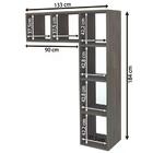 Nicho Prateleira Com Armario 3012/3015 Office Kappesbeg