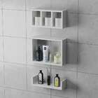 Nicho Prateleira Decorativa Branca Para Banheiro 40 X 12cm