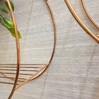 Nicho Prateleira Rose Gold 40cm Arthi