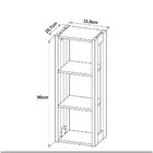 Nicho Prateleira Suspensa Az1028 Preto/nogal