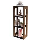 Nicho Prateleira Suspensa Az1028 Preto/nogal