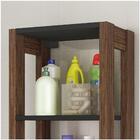 Nicho Prateleira Suspensa Az1028 Preto/nogal