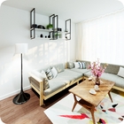 Nicho Preto Prateleira Suspensa Teto Sala Branca 1.20mt