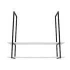 Nicho Preto Prateleira Suspensa Teto Sala Branca 1.20mt