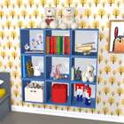 Nicho Quadrado Cubo Iii Azul