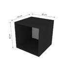 Nicho Quadrado Cubo Iii Preto