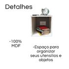 Nicho Quadrado Decorativo 30 Cm Mdf Branco