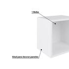 Nicho Quadrado Decorativo Branco Completa Móveis