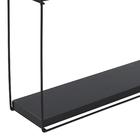 Nicho Quadrado Estilo 40X10X45Cm Preto