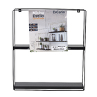 Nicho Quadrado Estilo 40X10X45Cm Preto