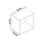 Nicho Quadrado Simples Prático Decorativo Mdf