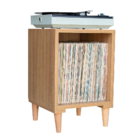 Nicho Rack Para Discos De Vinil Freijó Puro