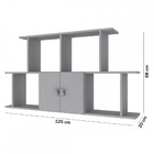 Nicho Retangular 2 Portas 230  Branco