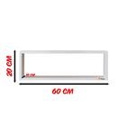 Nicho Retangular Branco Para Quarto Sala Cozinha Banheiro