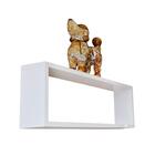 Nicho Retangular Branco Para Quarto Sala Cozinha Banheiro