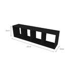 Nicho Retangular Ciati Preto