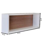 Nicho Retangular Com Fundo Amadeirado