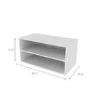 Nicho Retangular Com Prateleira Glas Branco