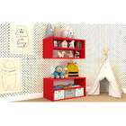 Nicho Retangular Com Prateleira Glas Vermelho