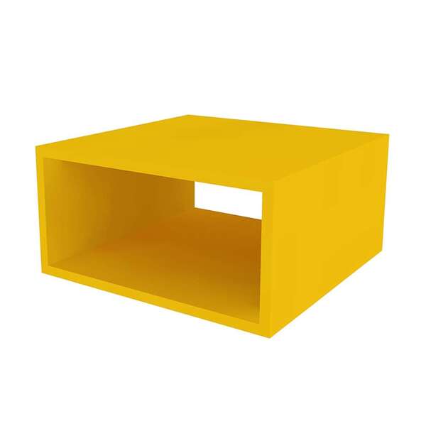 Nicho Retangular Cubo Amarelo