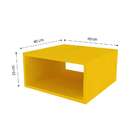 Nicho Retangular Cubo Amarelo