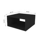 Nicho Retangular Cubo Preto