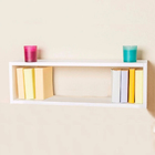 Nicho Retangular Decorativo 70x15x15 Branco Em Mdf