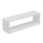 Nicho Retangular Decorativo 70x15x15 Branco Em Mdf