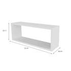 Nicho Retangular Meme Branco