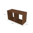 Nicho Retangular Nidi Ameixa Negra