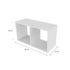 Nicho Retangular Nidi Branco