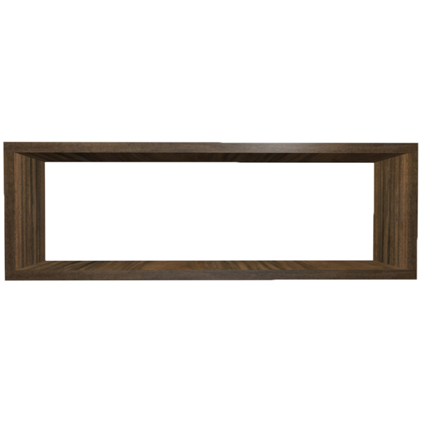 Nicho Retangular Nova Imbuia 40x15x10p Mdf Decorativo