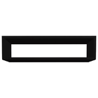 Nicho Retangular Preto 30x20x10p Mdf Decorativo