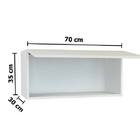 Nicho Retangular Prime 1 Porta Branco 35x70x30cm Vtec