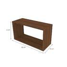 Nicho Retangular Zalf Ameixa Negra