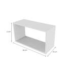 Nicho Retangular Zalf Branco