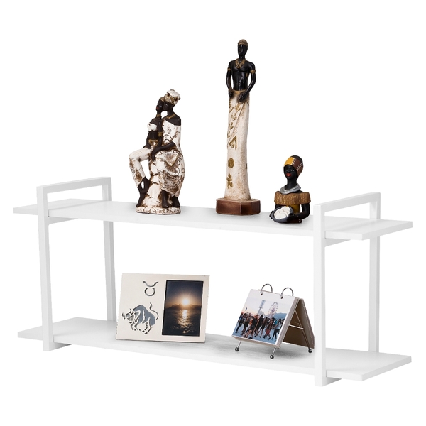 Nicho Sala E Quarto Branco Com Prateleiras Branco 60cm