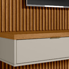 Nicho Suspenso 2.2 Para Painel Ripado Modular Off White