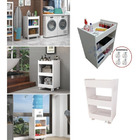 Nicho Suspenso Branco Auxiliar Esmalte+carrinho Auxiliar