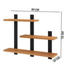 Nicho Suspenso Freijó Preto Pradel