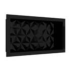 Nicho Texturizado Marmore Sintético Cozimax - 60x30cm - Preto