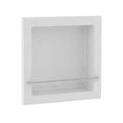 Nicho Thin Com Haste Branco Quadrado Gaam 38x38cm 091.20