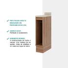 Nicho Toalheiro Bella Nog/cinza 20cm Carraro