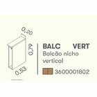 Nicho Toalheiro Para Cozinha 20cm Porto Itatiaia Freijo