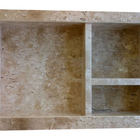 Nicho Travertino Com Prateleira 30x40