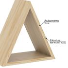 Nicho Triângulo Decorativo Natural - Casatema