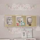 Nicho Triplo 80x30x20 Natural Em Mdf