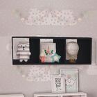 Nicho Triplo 90x30x20 Preto Em Mdf