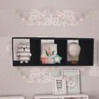 Nicho Triplo 90x30x20 Preto Em Mdf